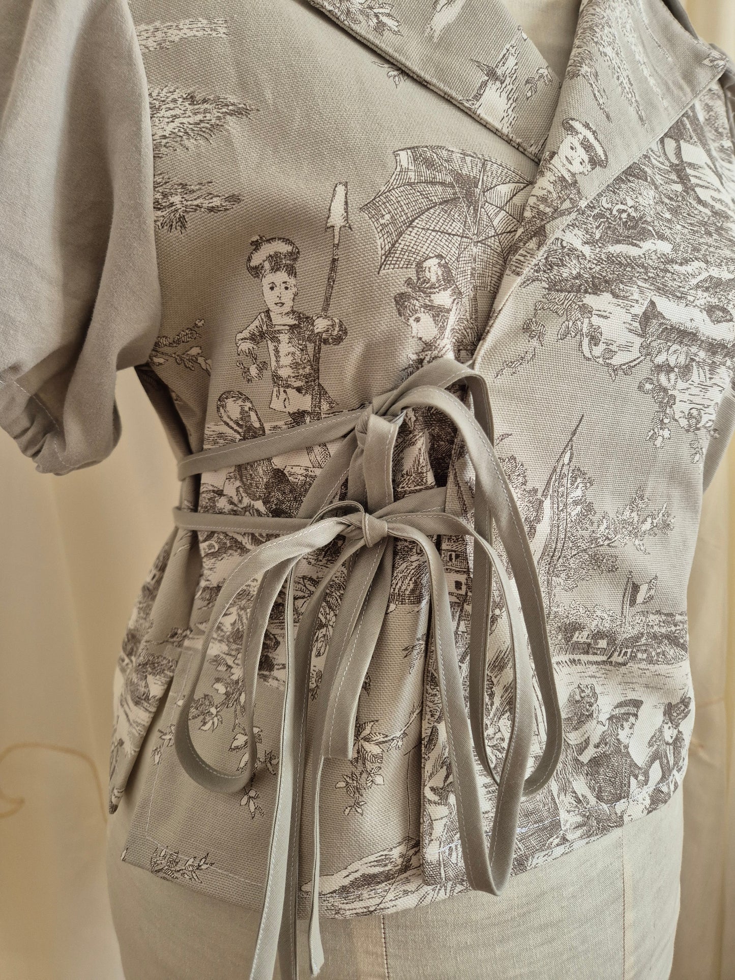 Blouse Maria toile de jouy 42-44
