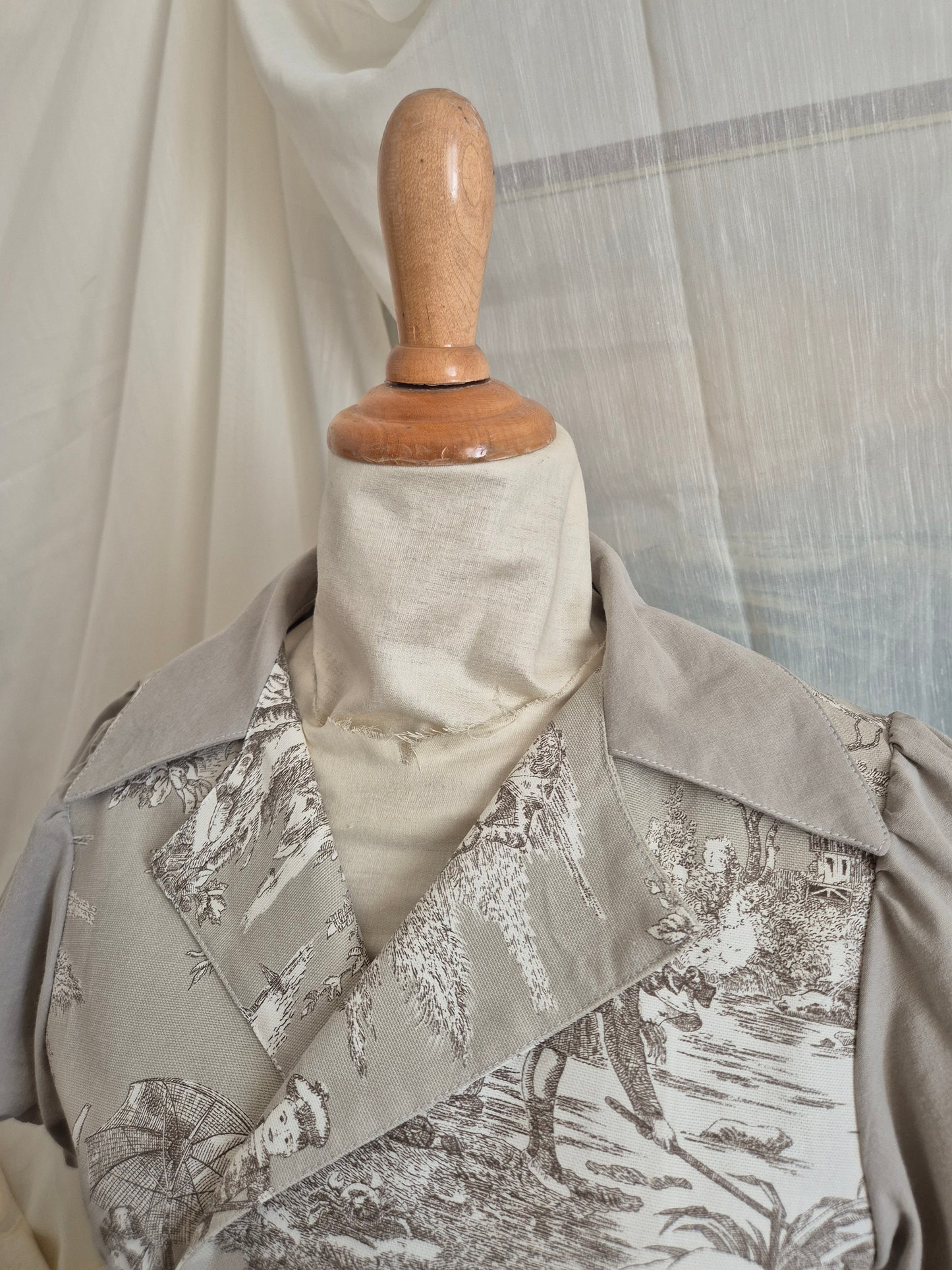 Blouse Maria toile de jouy 42-44